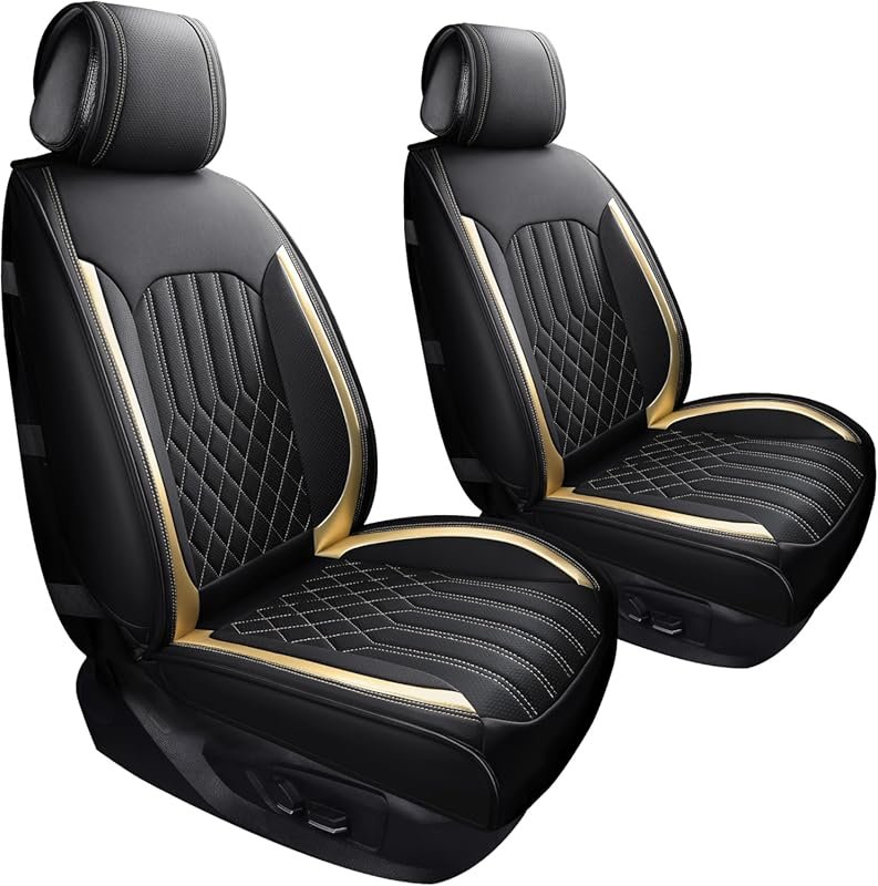 Tomatoman Universal Fit Leather Seat Covers for Honda Accord Civic CR-