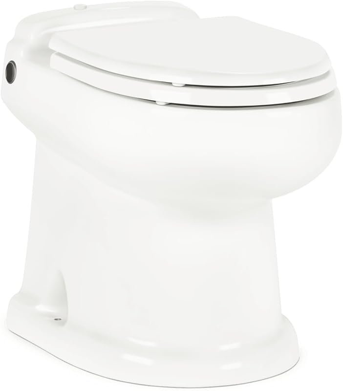 Dometic MasterFlush 8740 Macerator Toilet with Two Flush Options and E