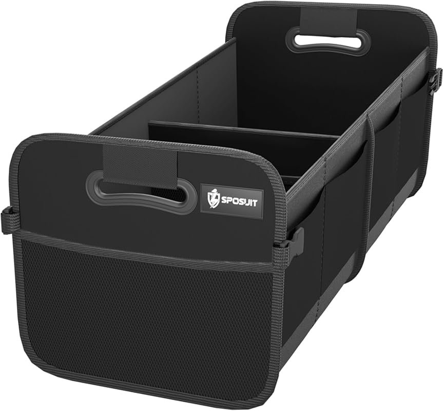 Sposuit 70L Collapsible Car Trunk Organizer with 11 Pockets & Reinforc