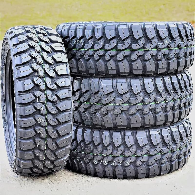 Set of Four Forceum M/T 08 Plus Mud-Terrain Tires LT235/75R15 for Off-