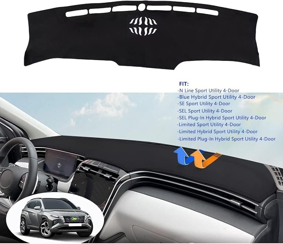 CARTIST Dashboard Cover Compatibel with Hyundai Tucson 2022 2023 2024 