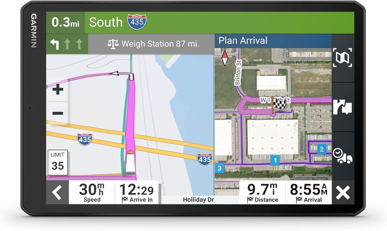 Garmin dezl OTR1010 10-Inch GPS Truck Navigator with Custom Routing an