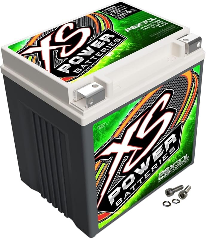 XS Power PSX30L 12V 32Ah AGM Battery – 2,000 Amp, Deep Cycle, for Moto