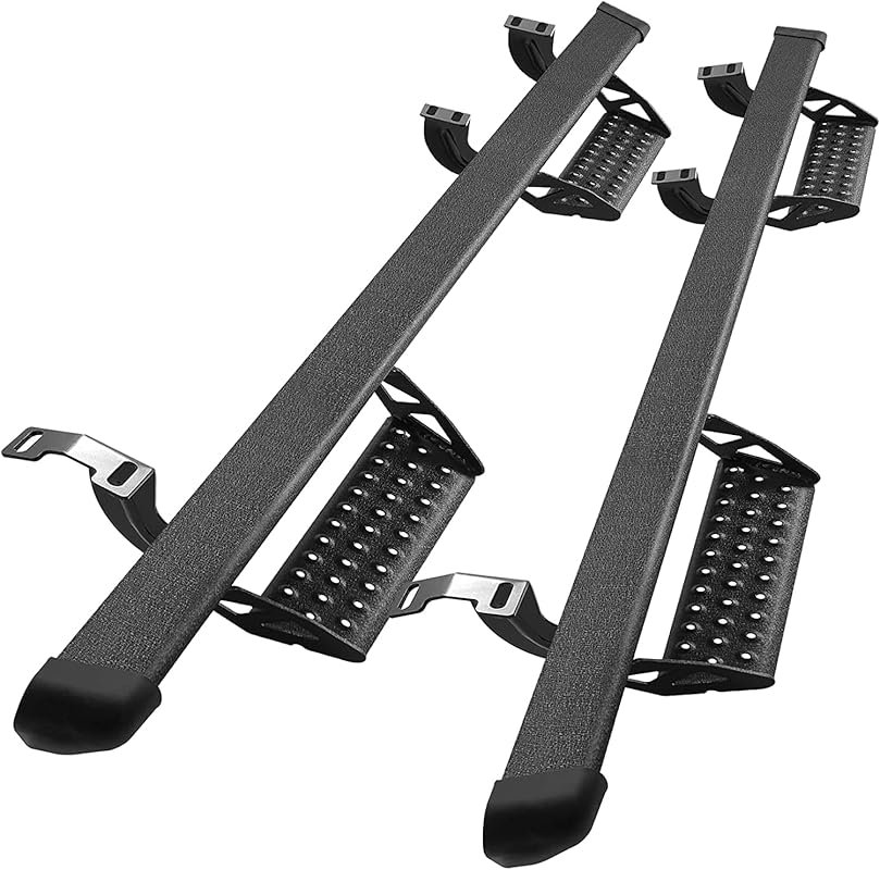 3-inch black running boards for Toyota 4Runner 2010-2024 without side 