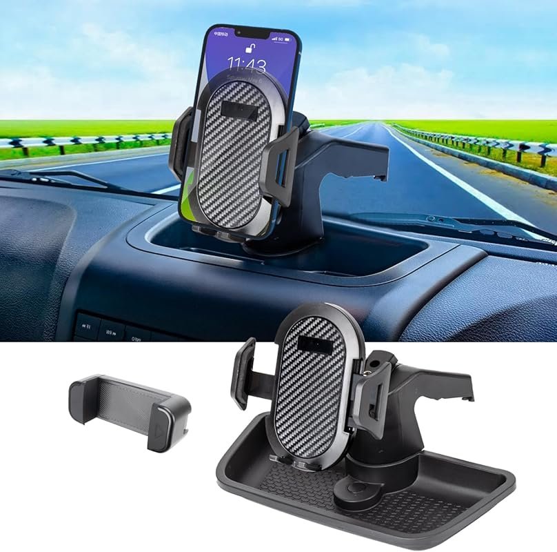 Dash Phone Mount with Storage Box for 2011-2018 Jeep Wrangler JK JKU