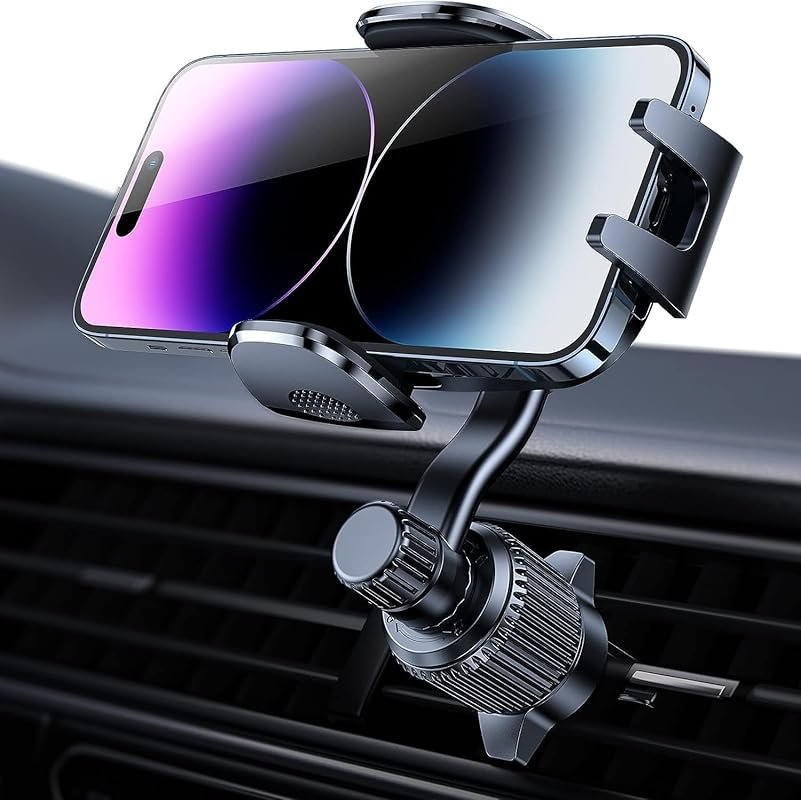 Car Vent Phone Mount – Hands-Free, Non-Blocking, Universal Fit for iPh
