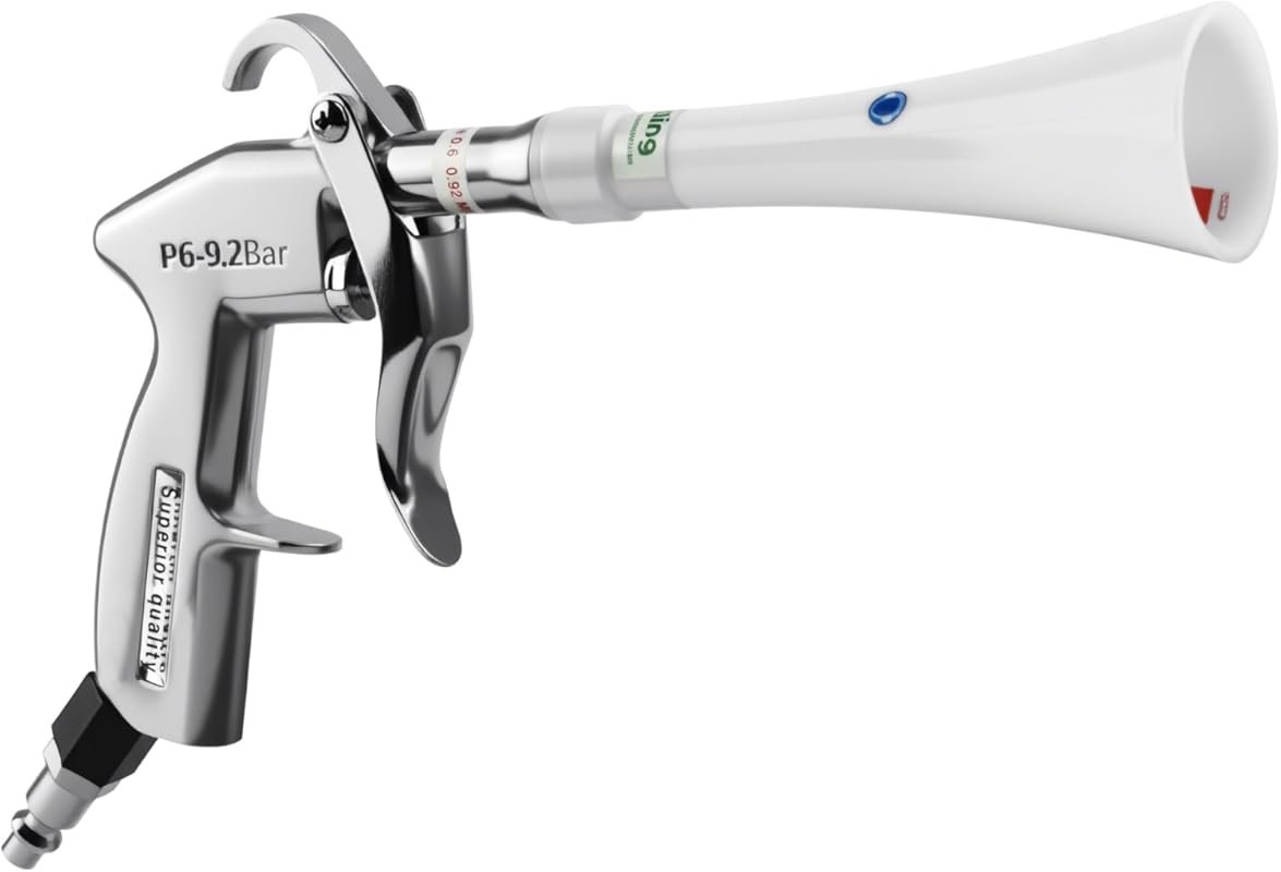 Tornado Dry Cleaning Gun with Brass Adjustable Nozzle for Blasting Dir