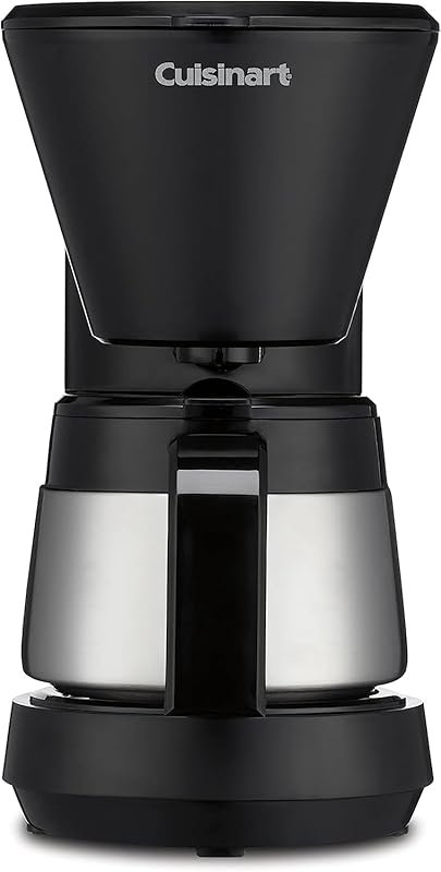 Cuisinart 5-Cup Coffee Maker with Stainless Steel Carafe, Removable Wa