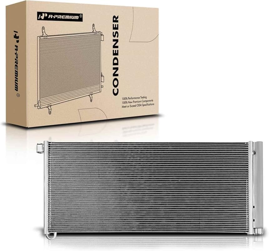 A-Premium Air Conditioning A/C Condenser Compatible with Porsche Panam