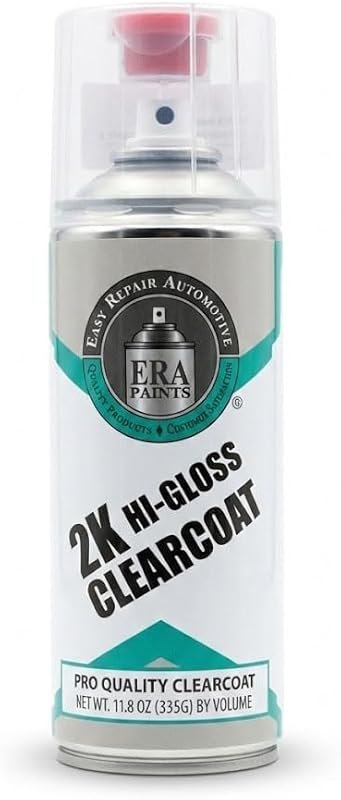 ERA Paints 2K High-Gloss Clear Coat Aerosol with UV and Chemical Resistant Protection