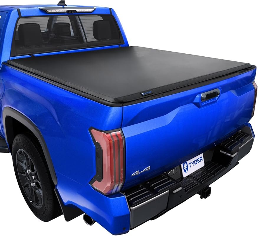 Tyger T3 Soft Tri-Fold Tonneau Cover for 2022-2026 Toyota Tundra 5.5' 