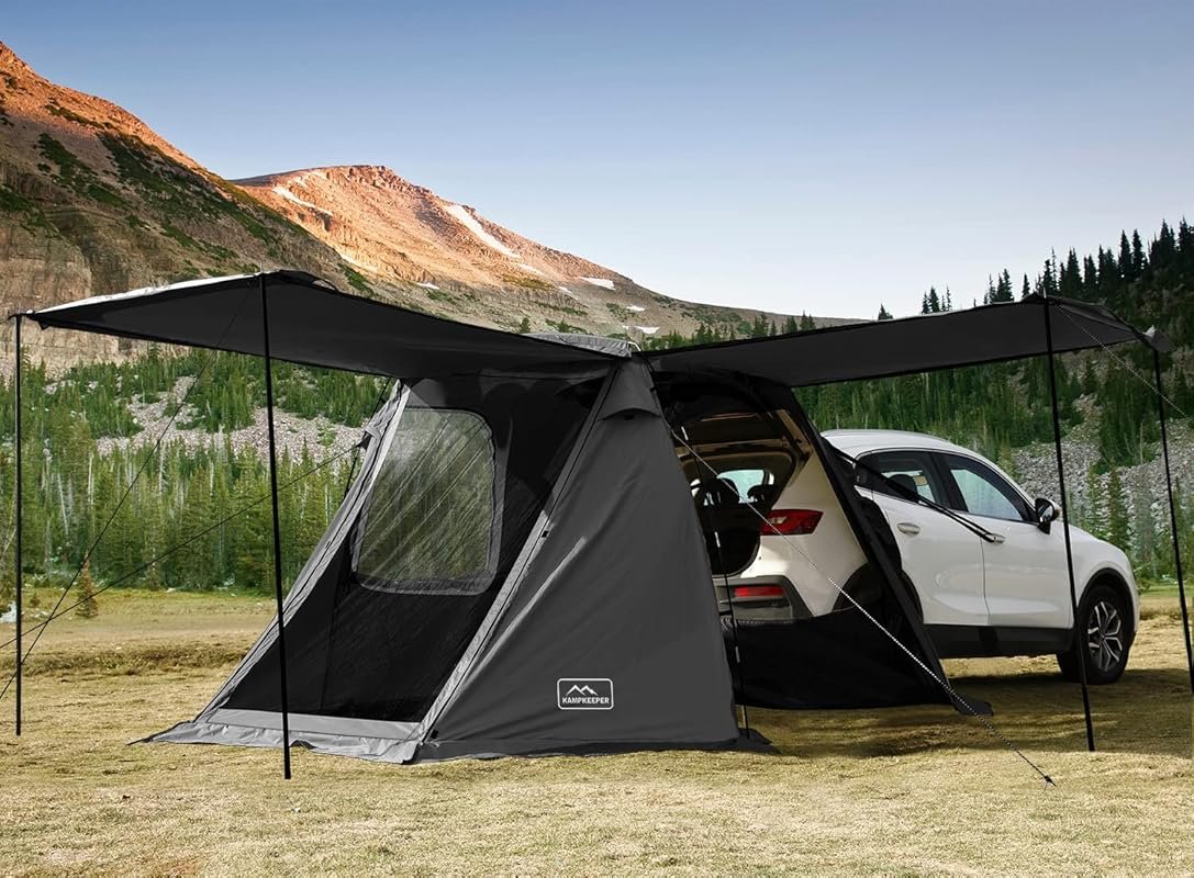 KAMPKEEPER SUV Car Tent, Tailgate Shade Awning Tent for Camping, Vehic