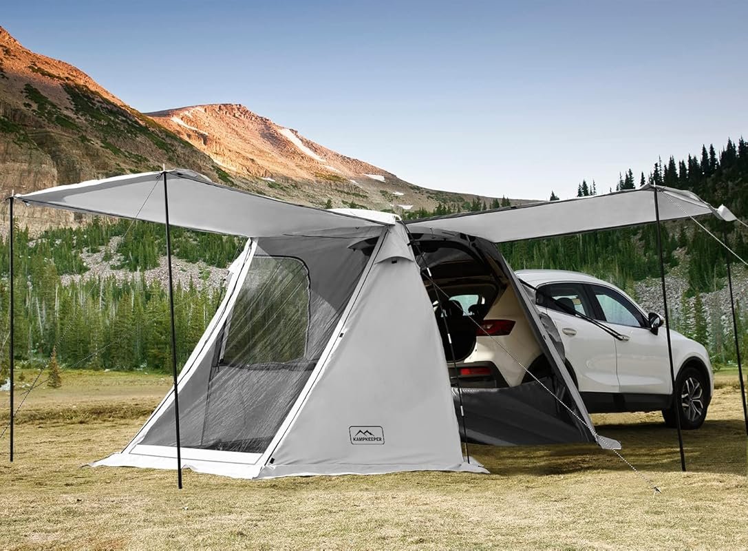 KAMPKEEPER SUV Car Tent, Tailgate Shade Awning Tent for Camping, Vehic