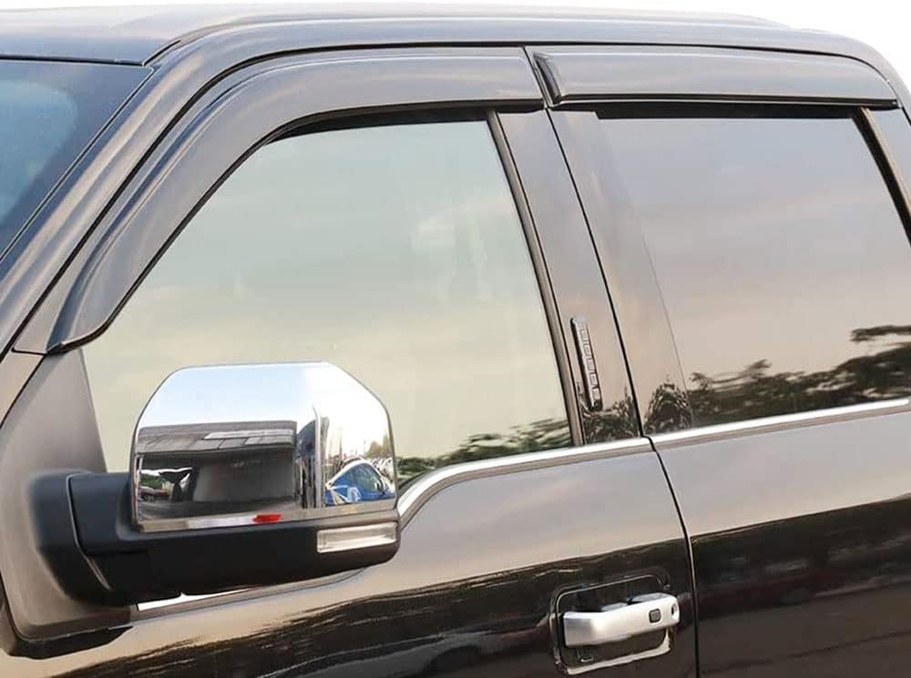 Outside-Mount Rain Guards for Ford F-150 and Super Duty SuperCrew (201