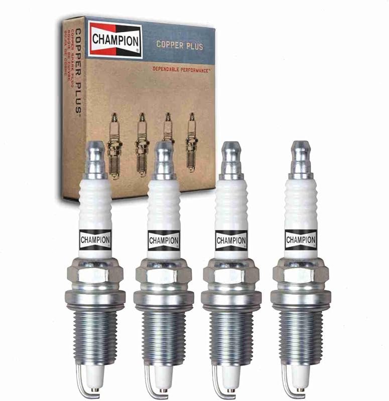 Set of 4 Champion Copper Plus Spark Plugs for Jeep Wrangler 2.5L Engin