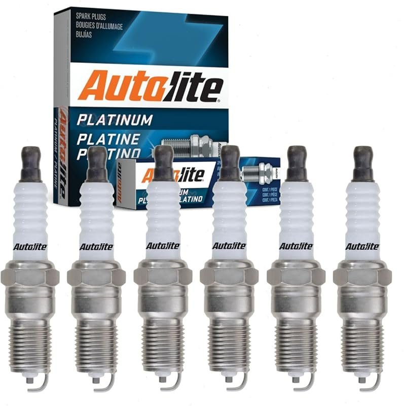 6 pc Autolite Platinum Spark Plugs compatible with Ford Taurus 3.0L V6