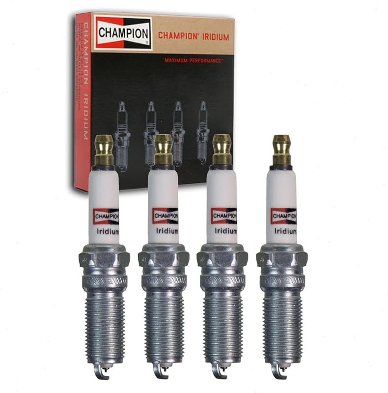 4-Pack Champion Iridium Spark Plugs for 2010–2020 Ford Fusion 2.0L and