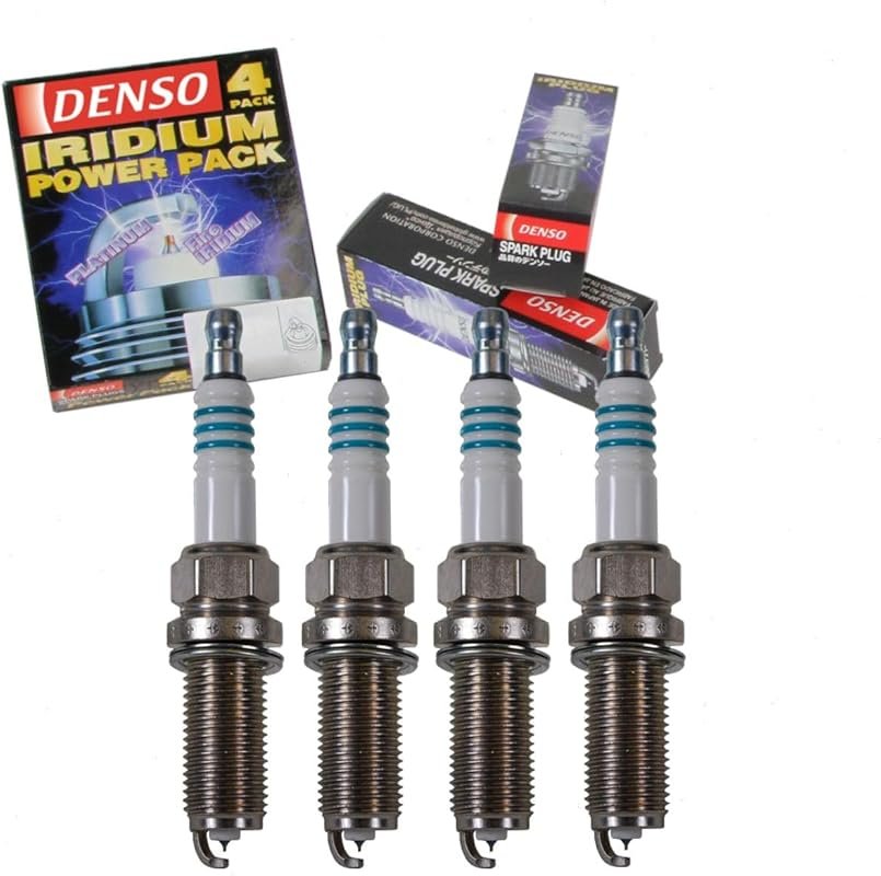 4 pc DENSO Iridium Power Spark Plugs compatible with Toyota Camry