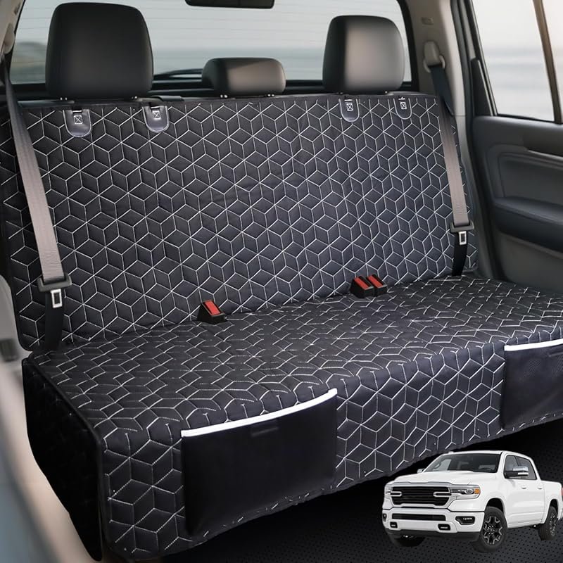 Dog Car Seat Covers for Back Seat,Waterproof Pet Bench Seat Covers for