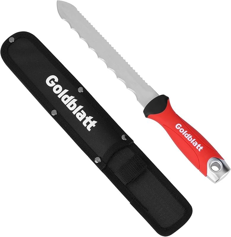 Goldblatt 8-inch serrated double-sided insulation knife for cutting he