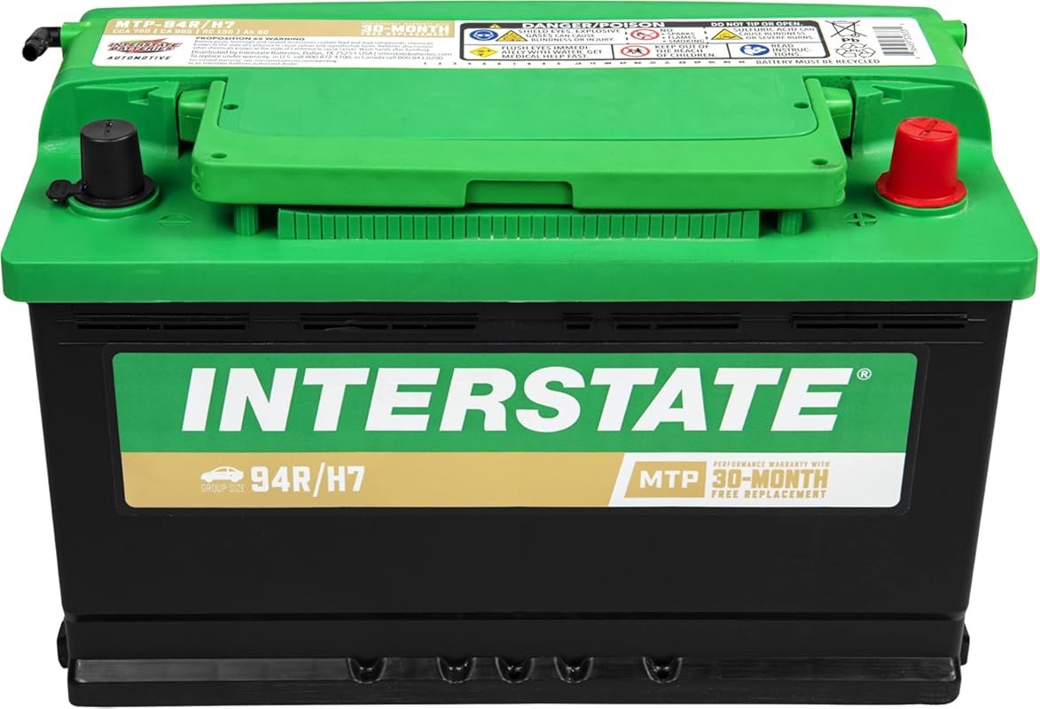 Interstate Batteries Group H7 MTP-94R/H7 12V 790 CCA Battery 30 Month