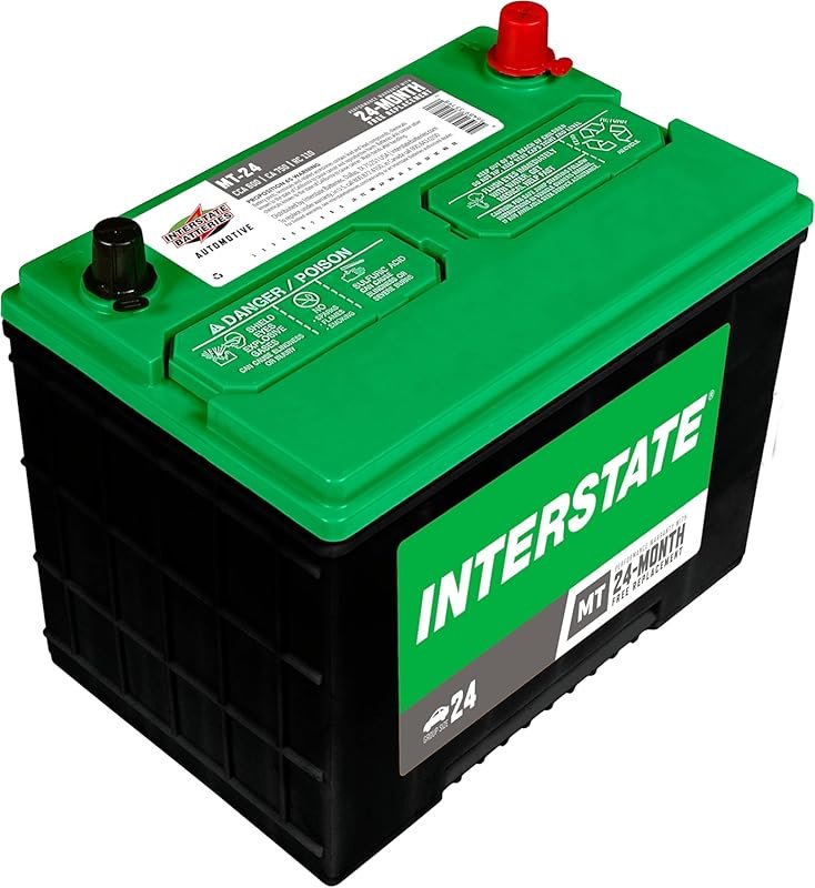 Interstate Batteries Group 24 MT-24 12V 600CCA Car Battery with 24-Mon