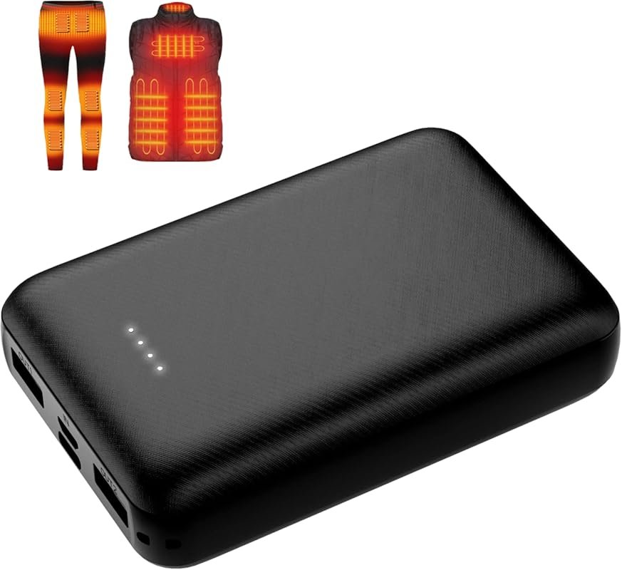 5V 2A Rechargeable Battery Pack for Heated Vest 10000mah Heated Jacket