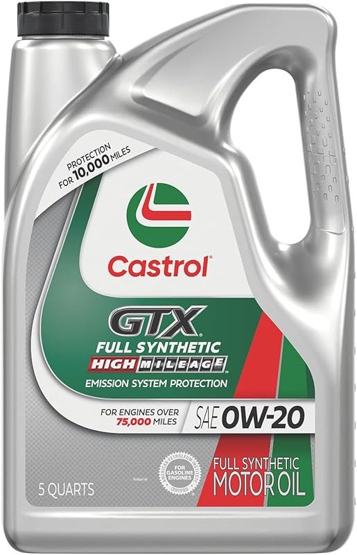 Castrol GTX Full Synthetic High Mileage 0W