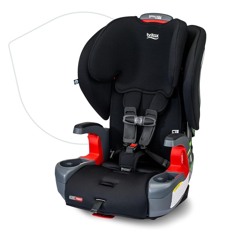 Britax Grow with You ClickTight Harness to Booster Car Seat with High 