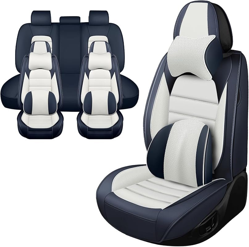 Luxury Waterproof PU Leather Seat Covers for Ford Edge 2007-2025 with 