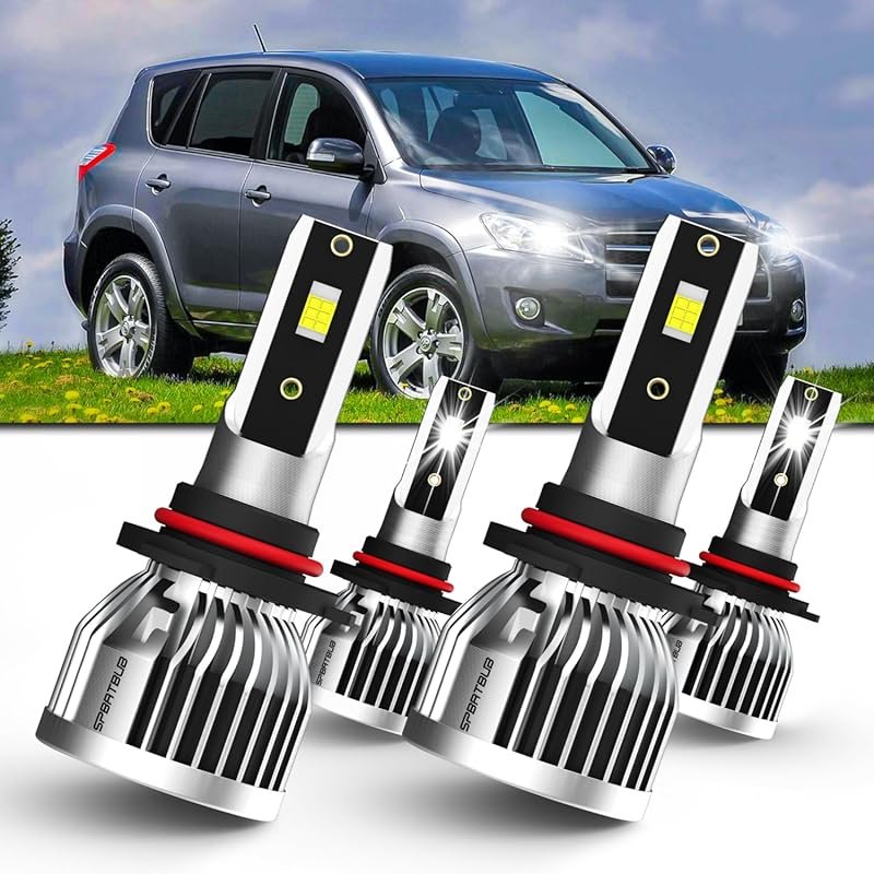 Best Headlight Bulbs for Toyota RAV4 2006-2012: 9005 High Beam and 900
