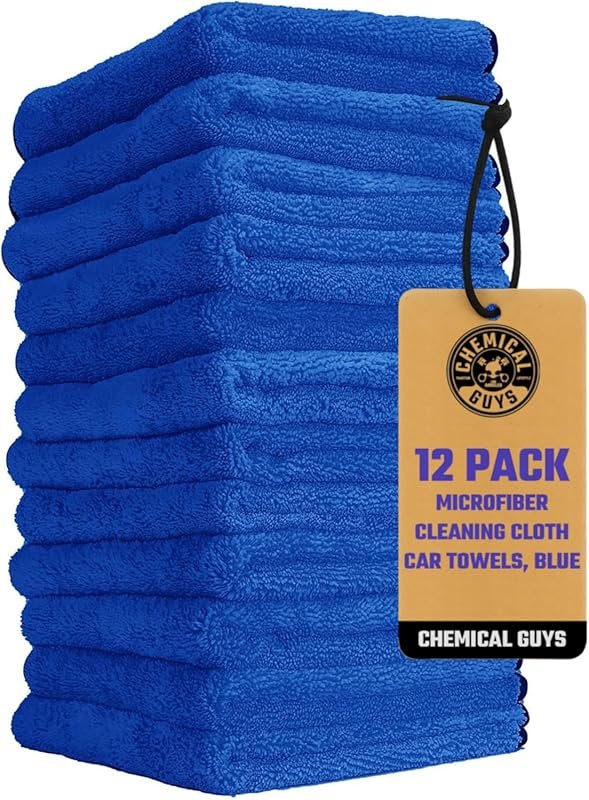 Chemical Guys Professional Grade Premium Microfiber Towels for Cars, B