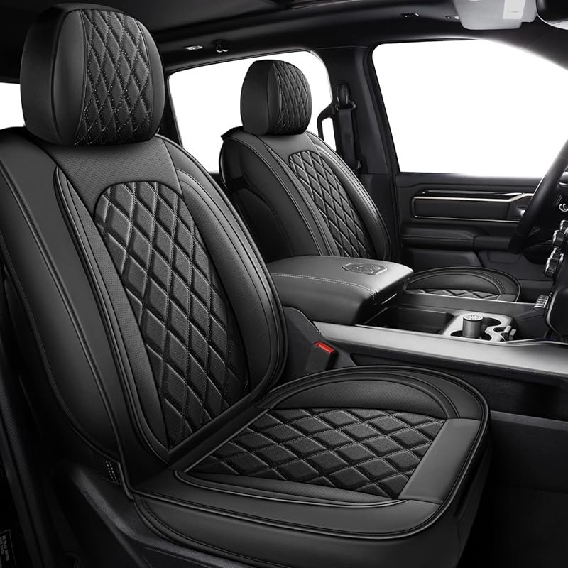 MIROZO Full Set Waterproof Seat Covers for Dodge Ram 1500/2500/3500 20