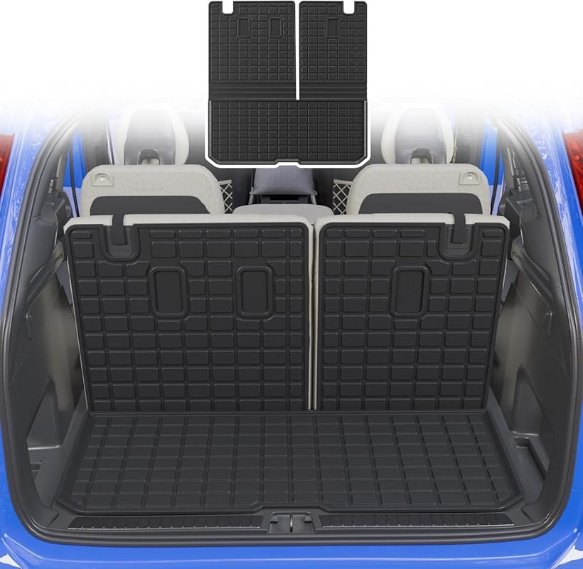 Rongtaod Honda Pilot Cargo Mat 2016-2026: TPE All-Weather Trunk Liner 