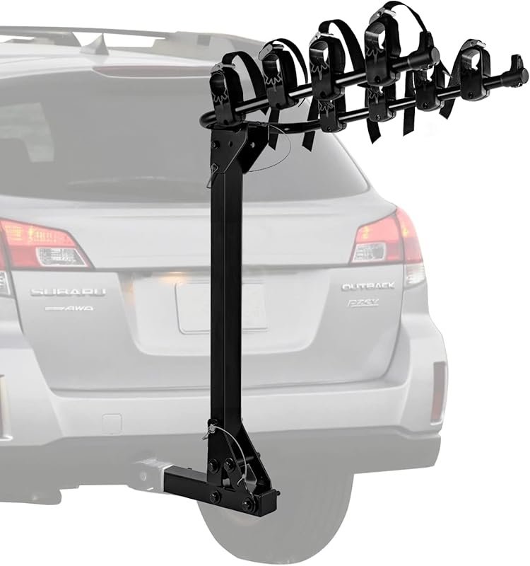 4-Bike Hitch Mount Rack with 2