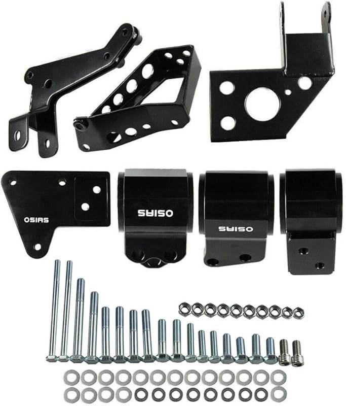 Black Engine Mount Bracket for Honda Civic K Series Swap K24 K20 62A