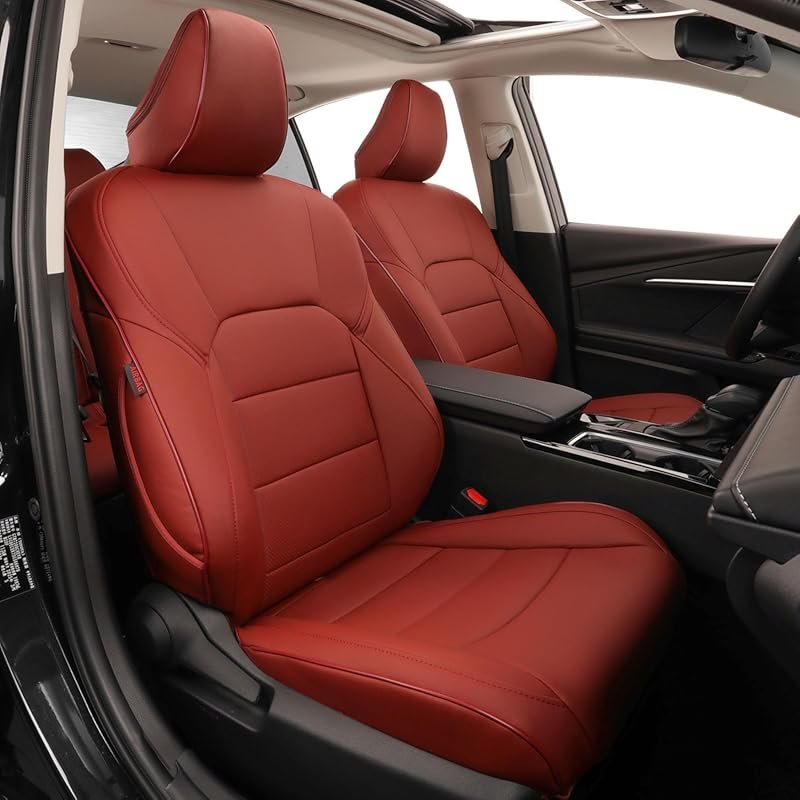 EKR Faux Leather Seat Covers for Toyota Camry 2018-2024 L LE SE 2020-2
