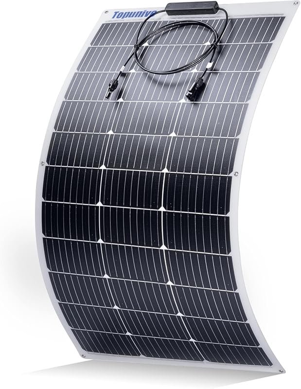 100W 12V Flexible Monocrystalline Solar Panel with 9BB Cells for Marin