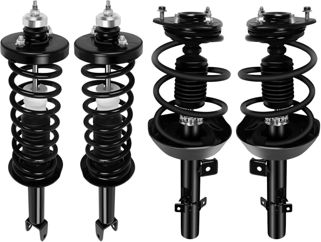 SCITOO Front and Rear Pair Strut & Spring Complete Assembly Compatible