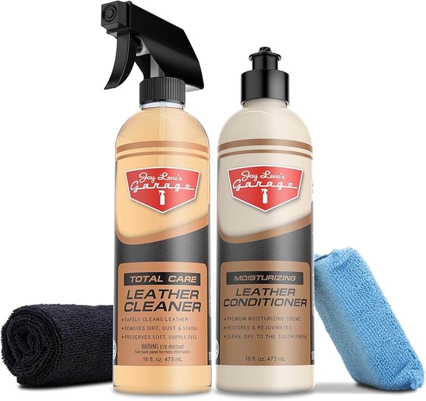 Jay Leno's Garage Leather Cleaner and Conditioner for Car Interior – A