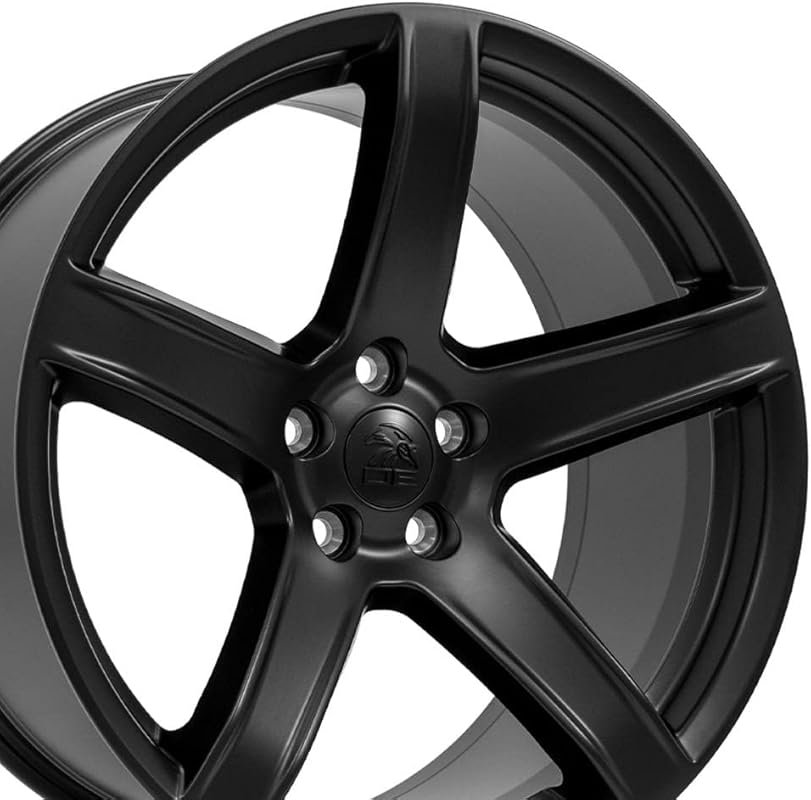 Best 20-Inch Satin Black Rims for Dodge Charger and Challenger SRT Hel