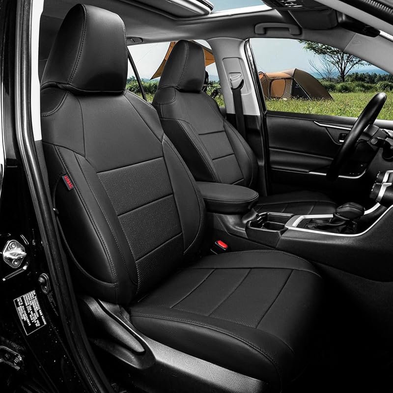 coverdream Corolla Leather Seat Covers Full Set for Toyota Corolla LE 