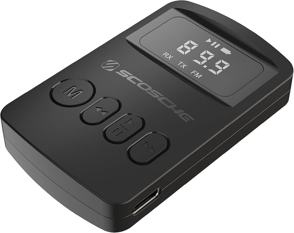 Scosche Bluetooth FM Transmitter Wireless Receiver for Car Stereo TV H