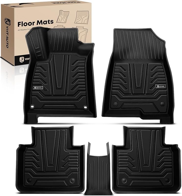 YHTAUTO TPE Floor Mats for 2018-2022 Honda Accord, All-Weather Custom 