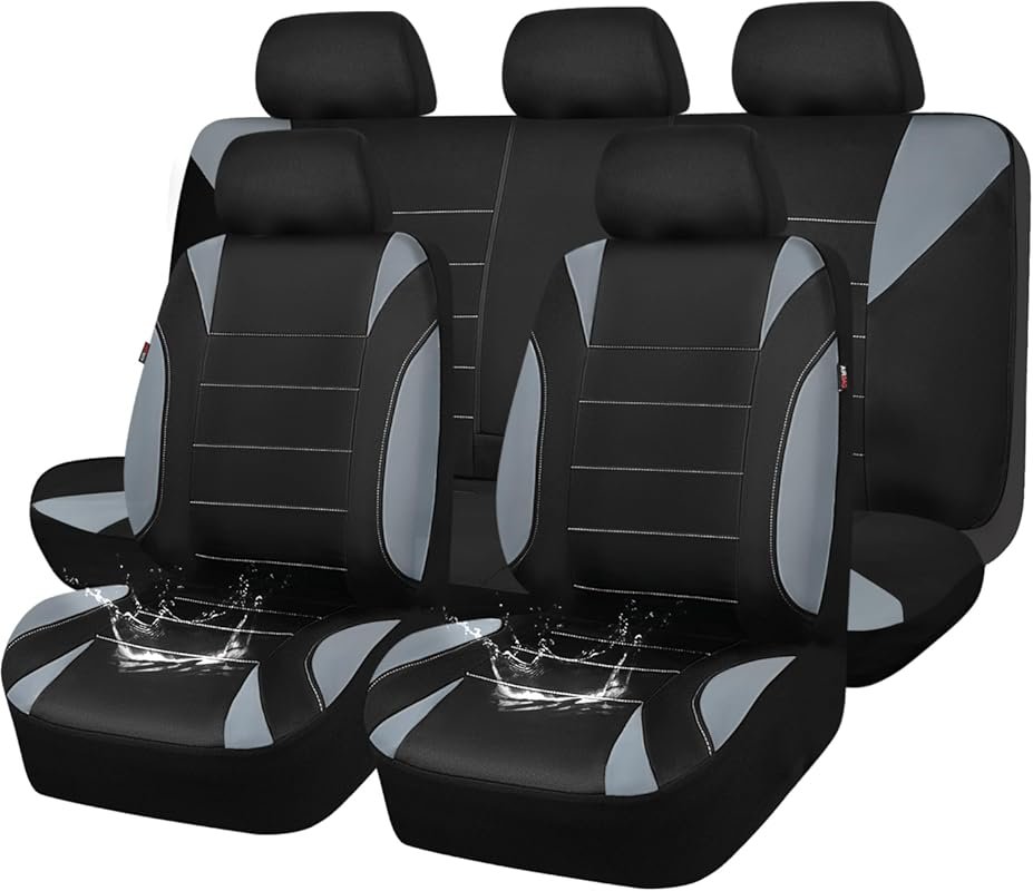 Full Set Waterproof EVA Neoprene Seat Covers for SUVs and Trucks in Bl