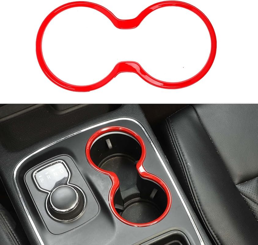 CheroCar Compatible with Durango Cup Holder Trim Cover Interior Access