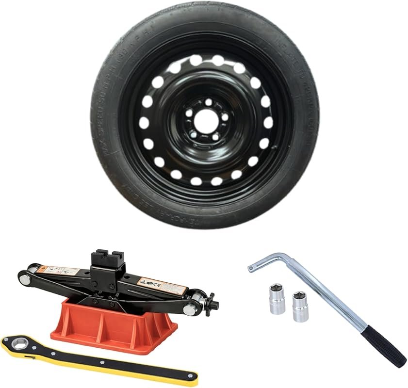 Spare Tire Kit for 2020-2026 Hyundai Santa Fe Models with Tire Changin