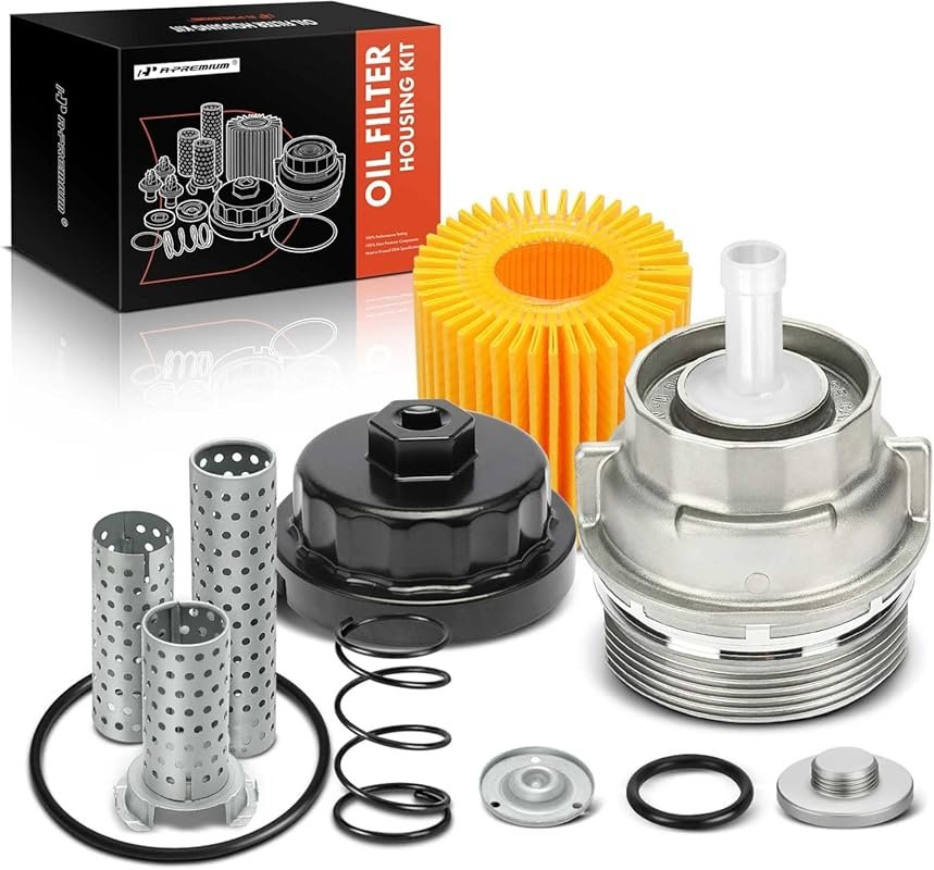 Engine Oil Filter Cap Assembly Kit for 2010 Toyota Camry and Other Mod