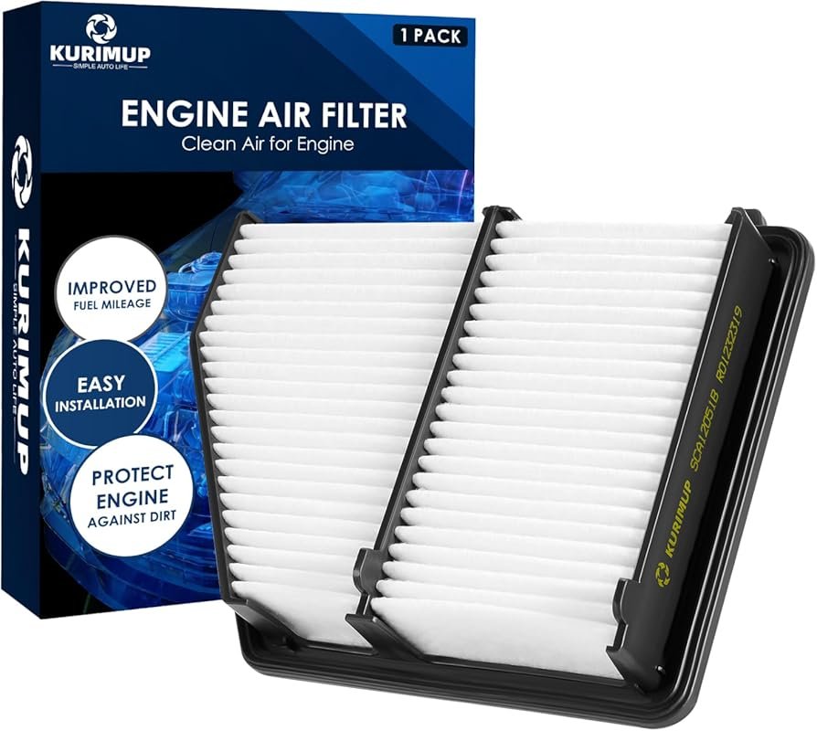CA12051 Replacement Engine Air Filter, Efficient Filtration Offers 99%