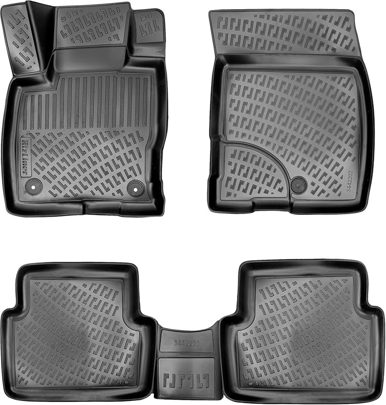 Custom Fit Rubber Floor Mats for Ford Maverick 2022-2026, All-Weather,